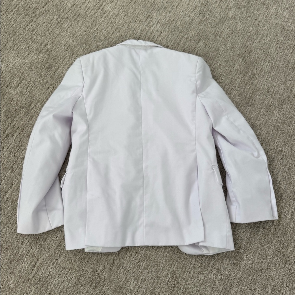 Perry Ellis white size 8 boys tuxedo jacket - Picture 5 of 8